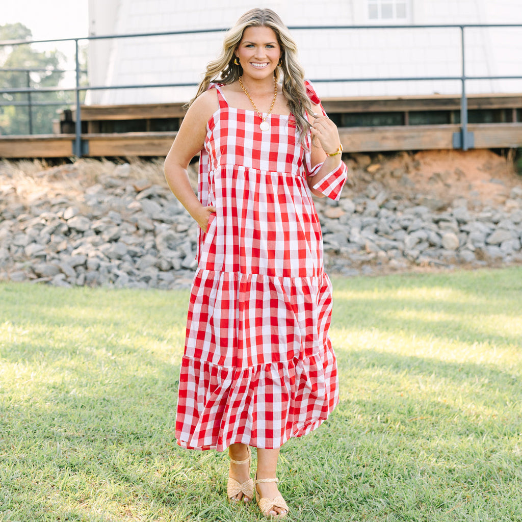 Miss Americana Dress, Red