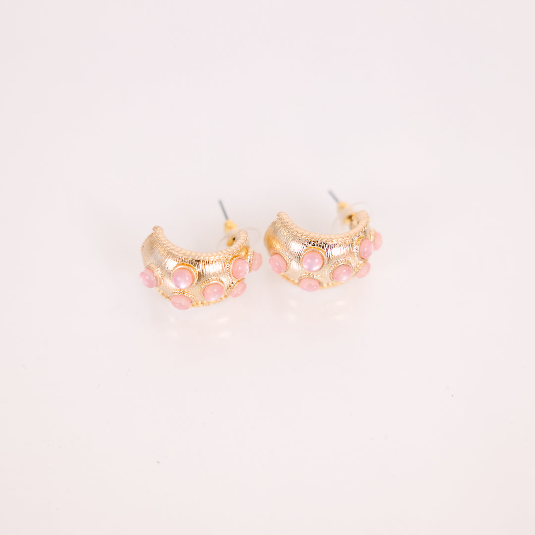 Mixed Moments Earrings, Pink