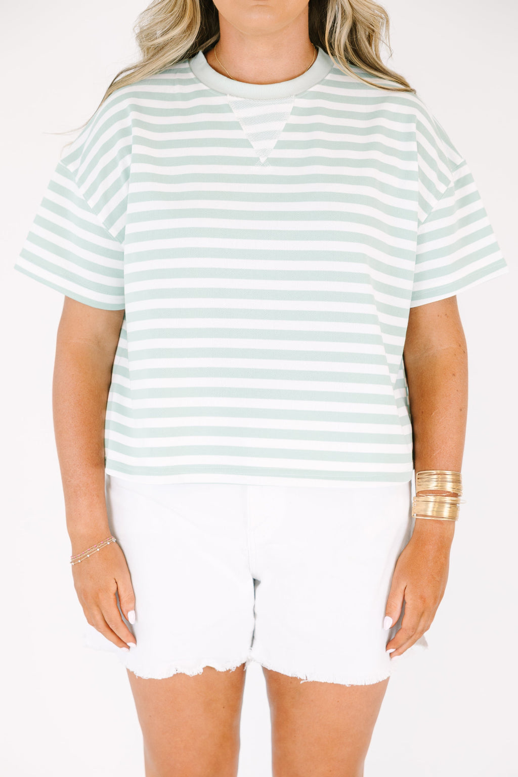 Moving Forward Top, Sage