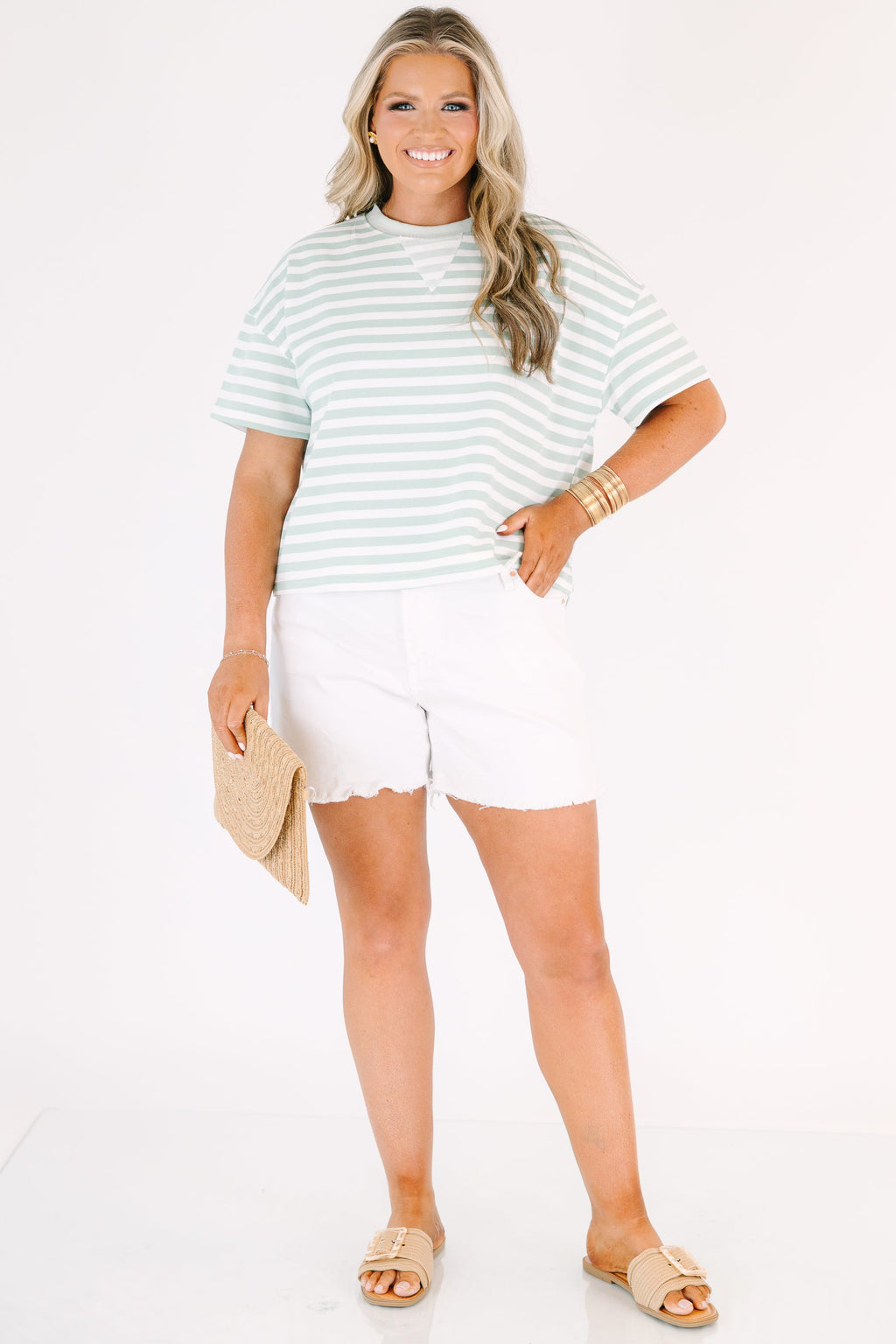 Moving Forward Top, Sage