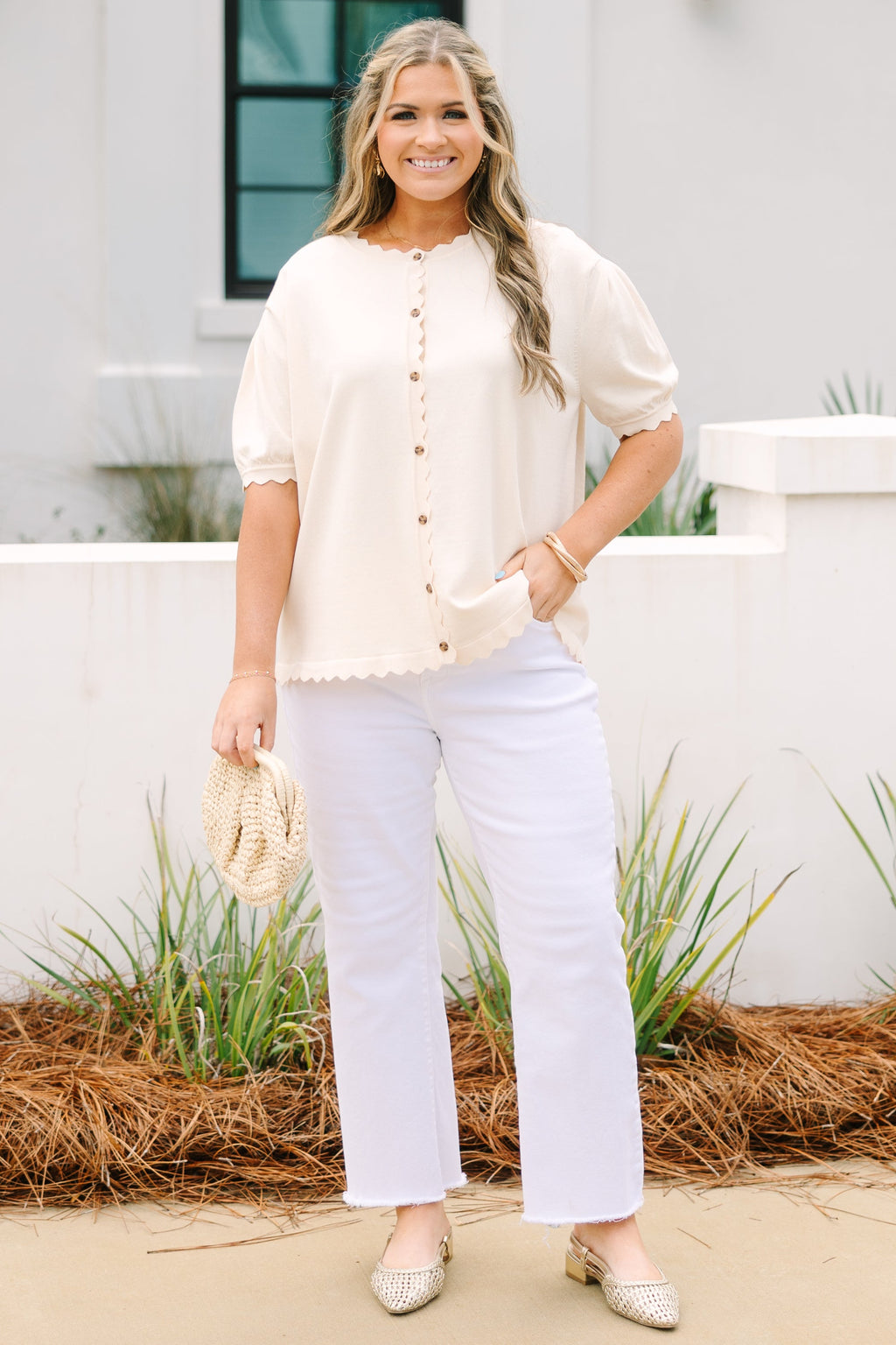 My Sweet Side Cardigan, Cream