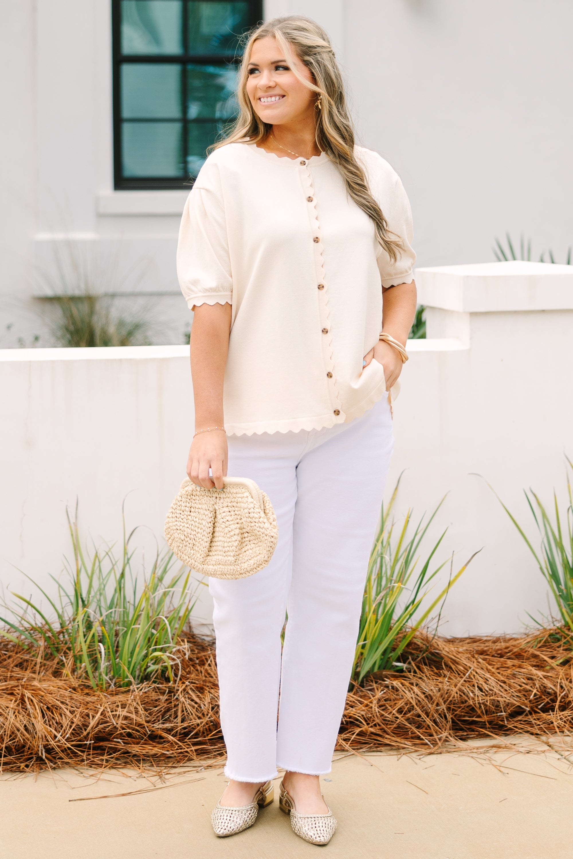 My Sweet Side Cardigan, Cream