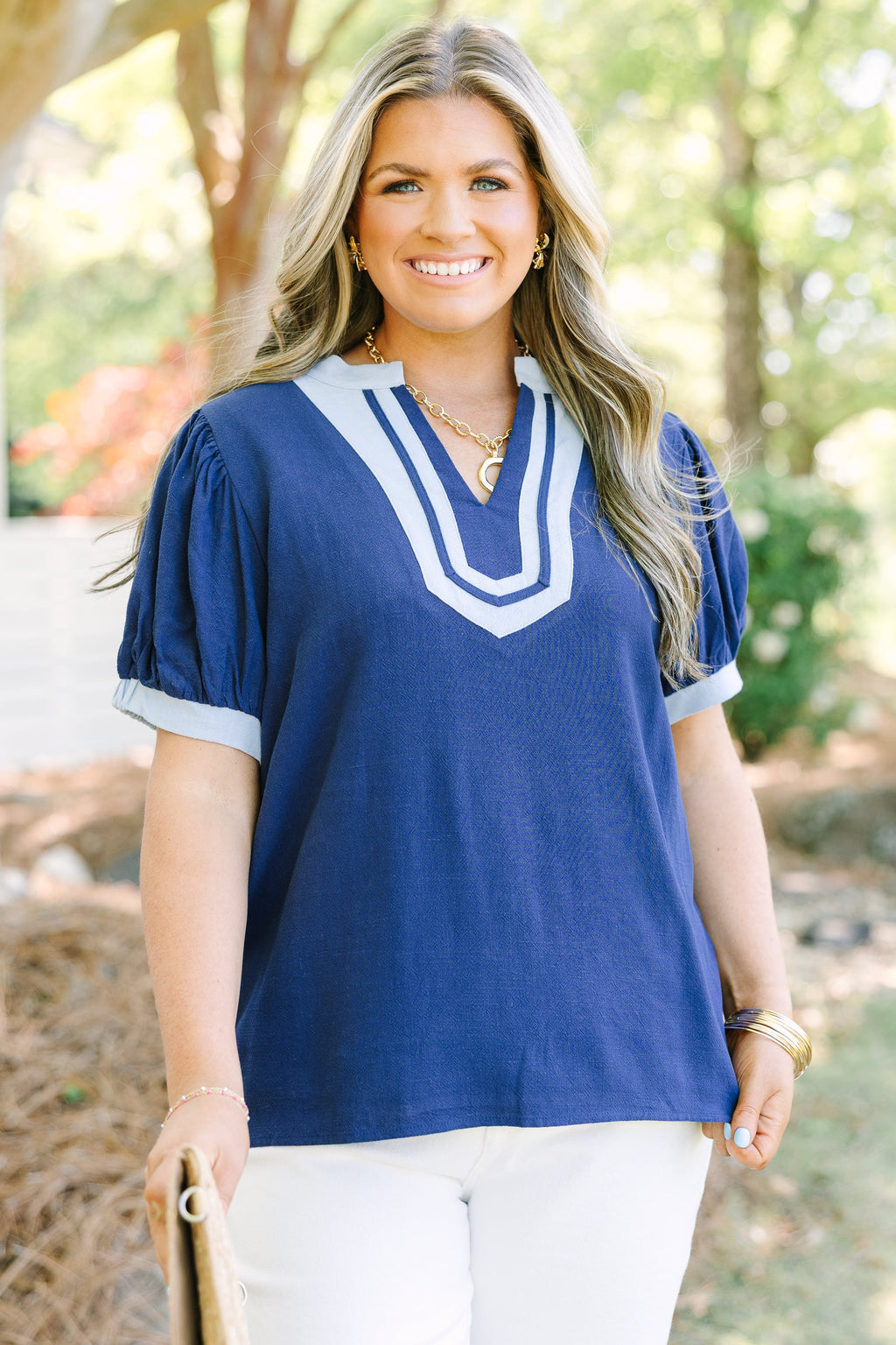 My Sweet Side Top, Blue