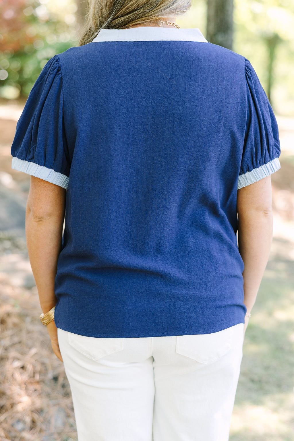 My Sweet Side Top, Blue