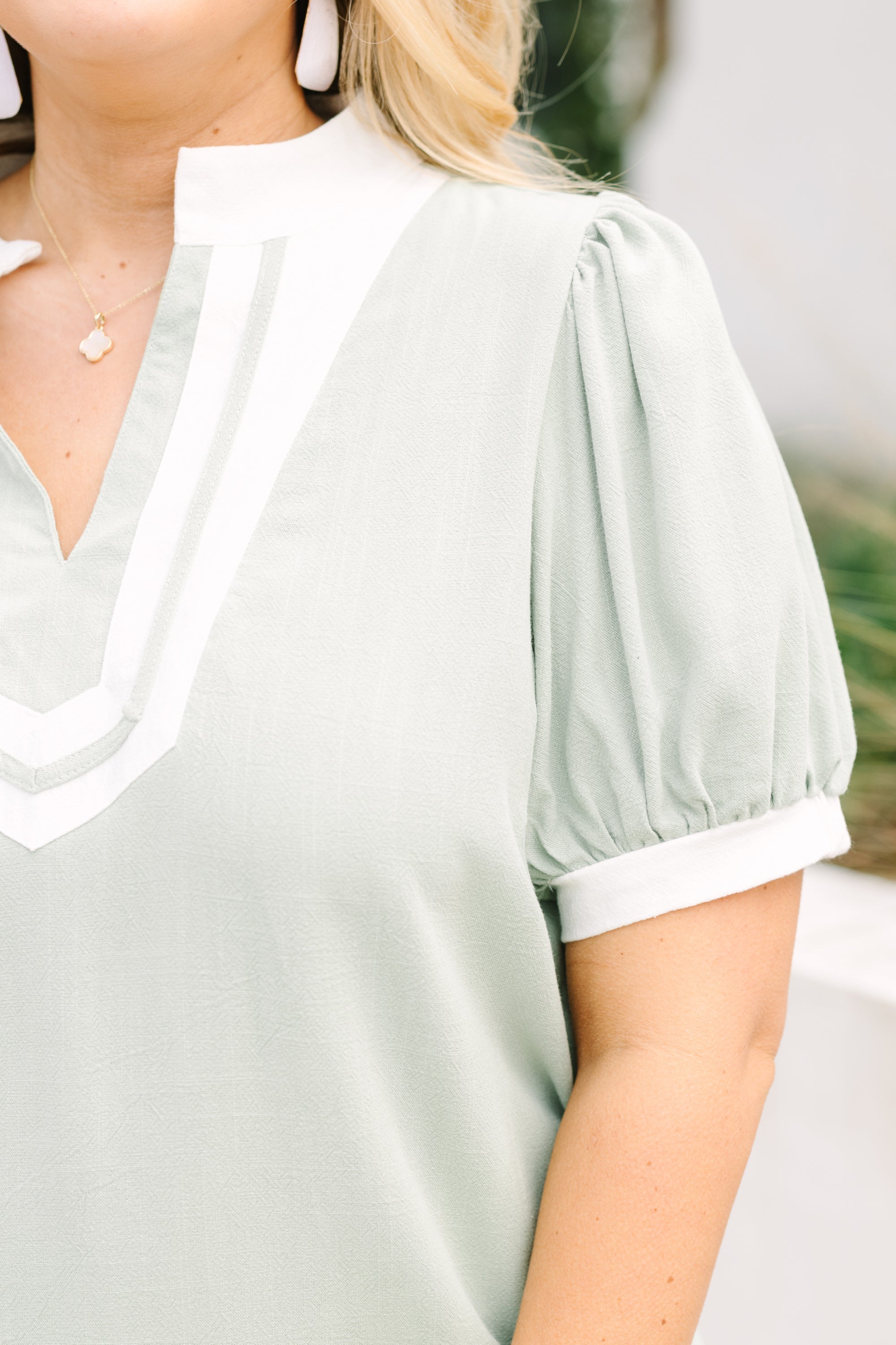 My Sweet Side Top, Sage