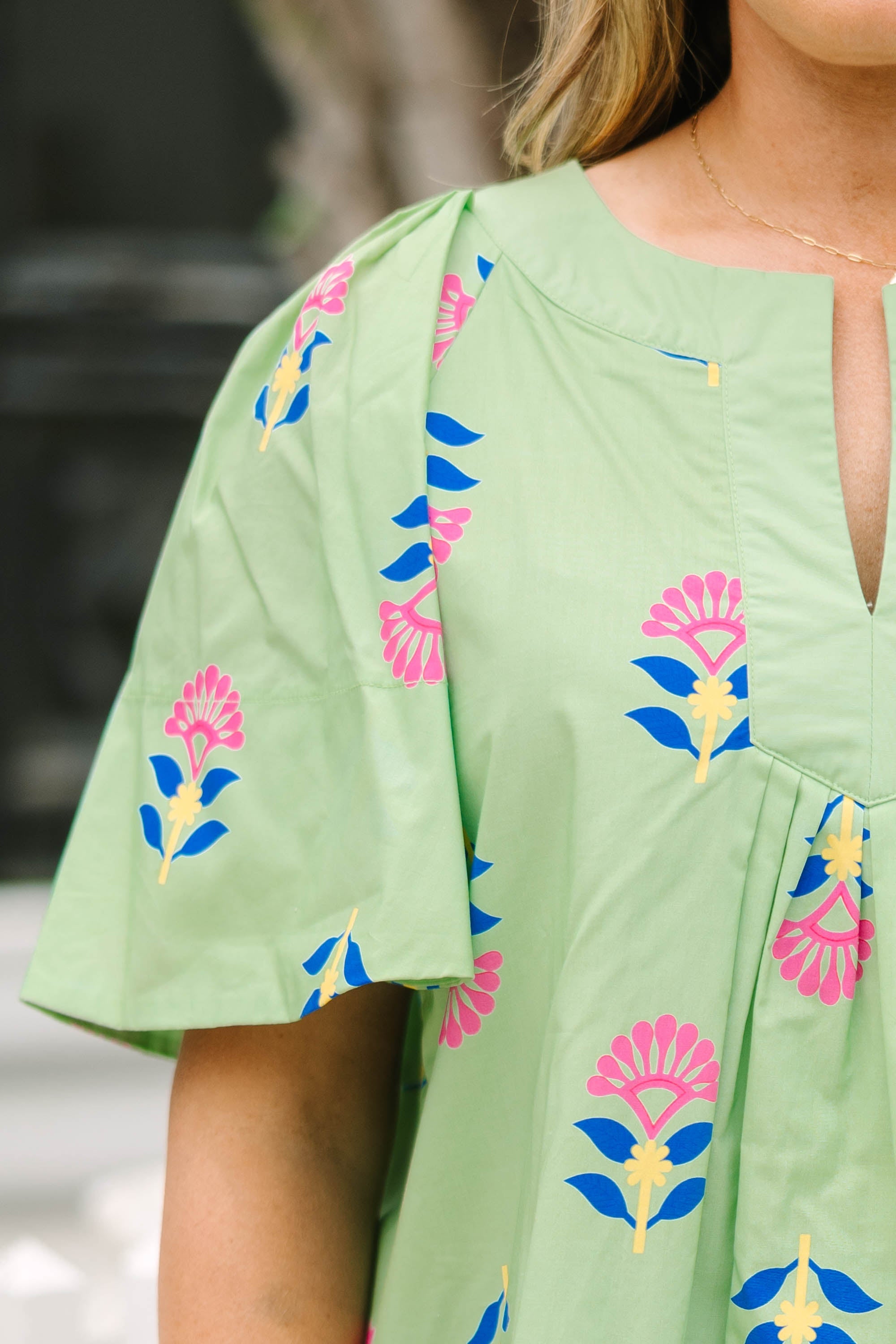 Nautical Breeze Top, Green