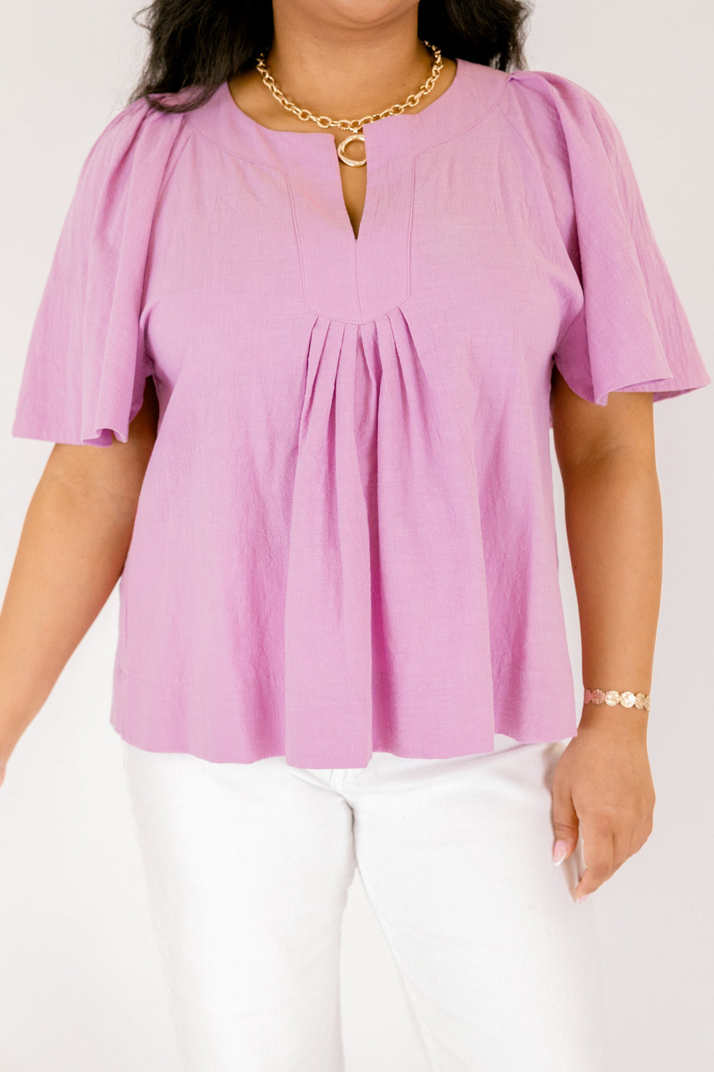 Nautical Breeze Top, Lavender