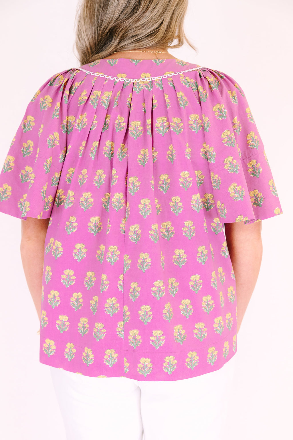 Nautical Breeze Top, Pink Floral
