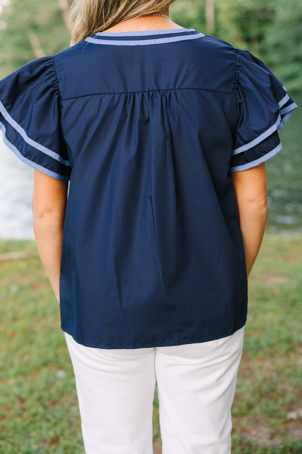 Never Better Top, Navy