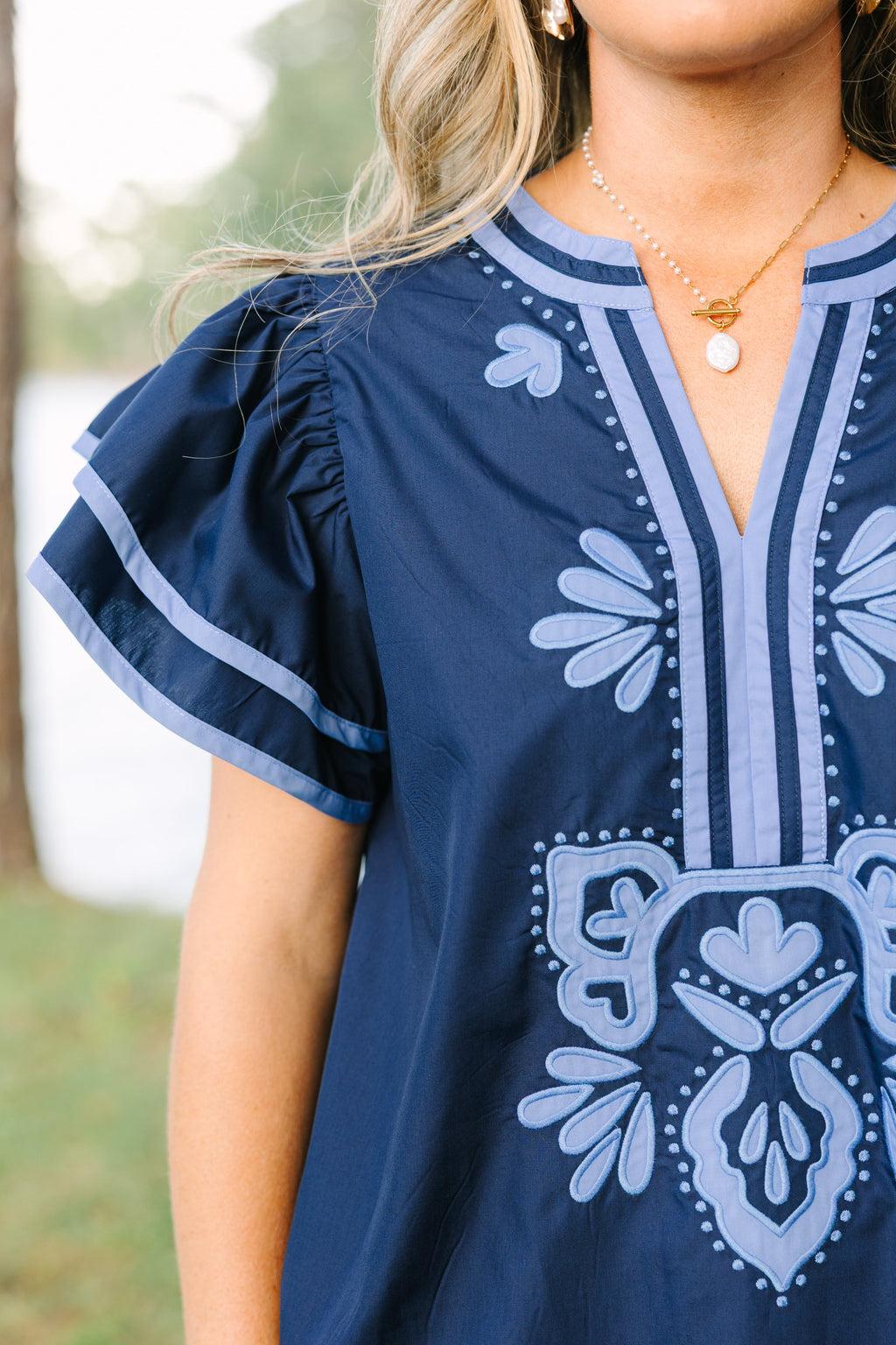 Never Better Top, Navy