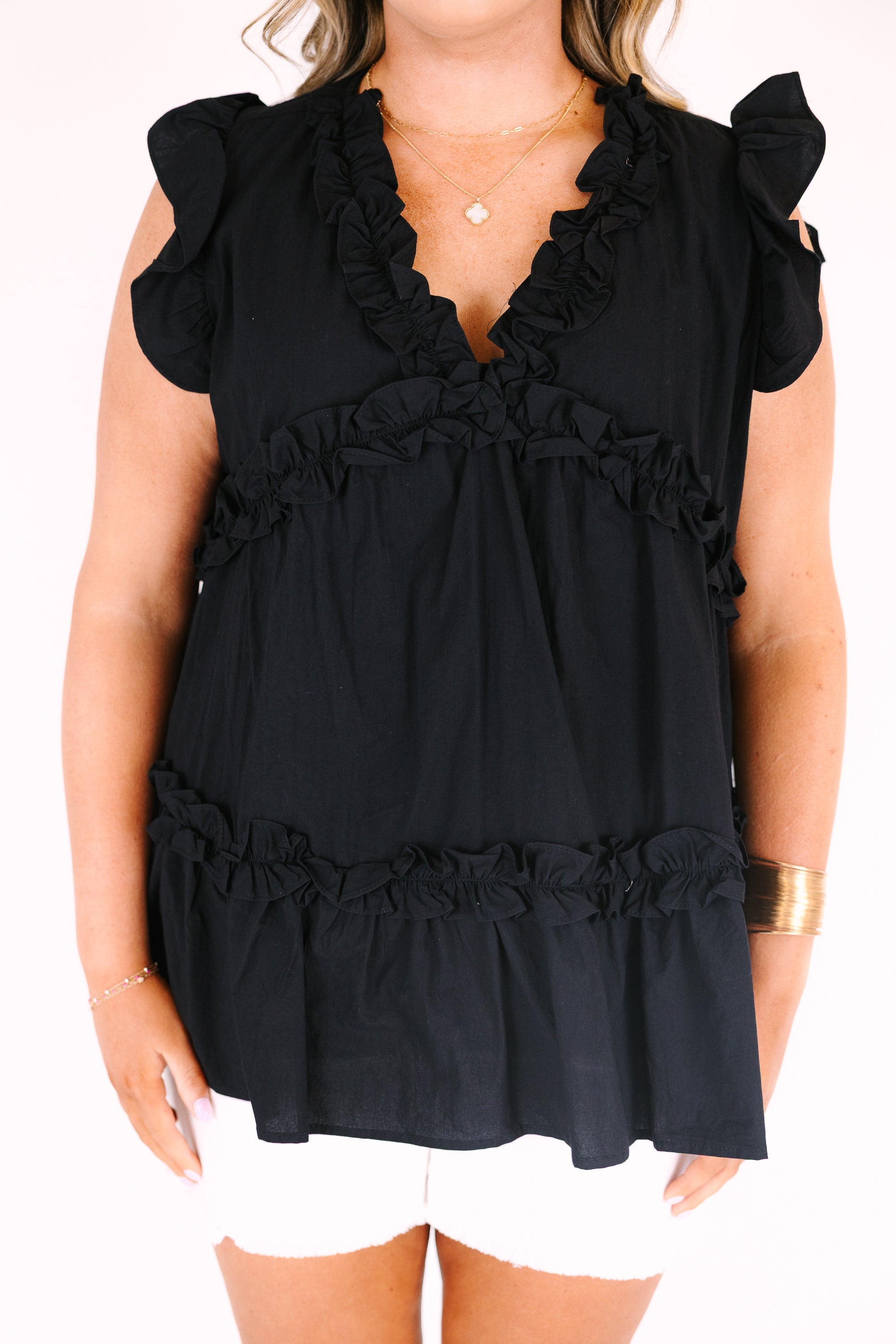 New Start Top, Black