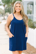 No Doubt About it Dress, Navy