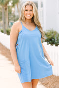No Doubt About It Dress, Blue