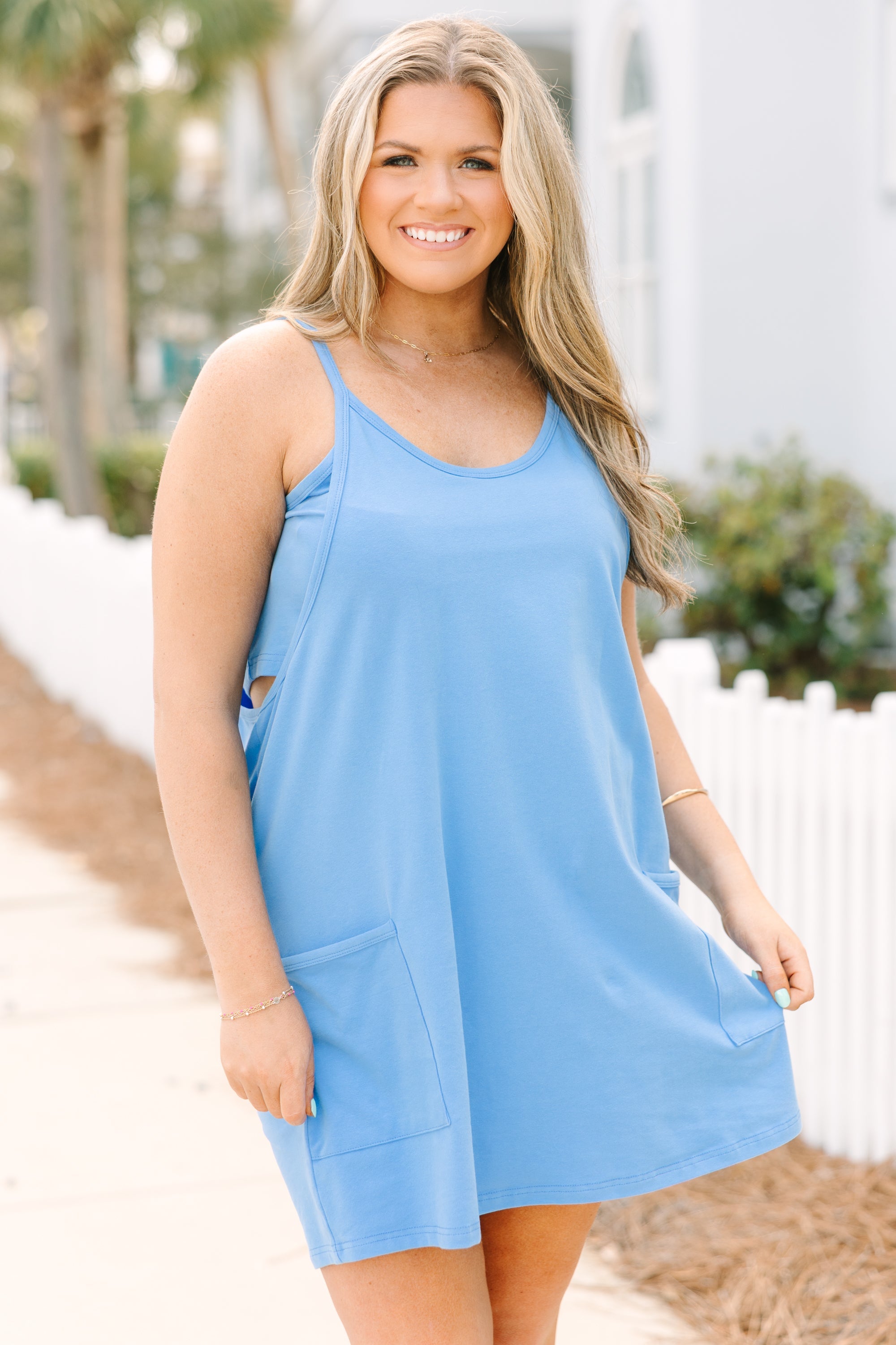 No Doubt About It Dress, Blue