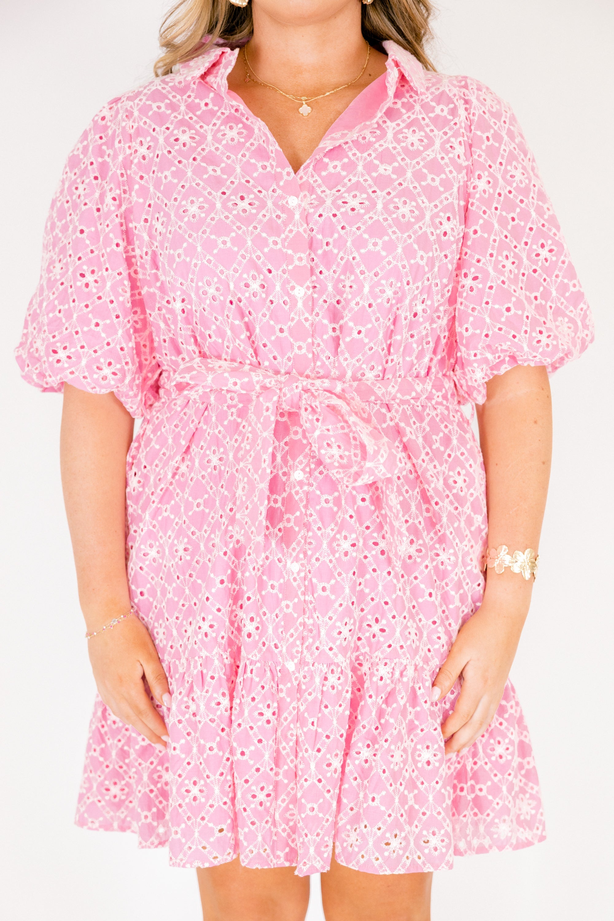 No Second Guessing Dress, Pink