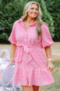 No Second Guessing Dress, Pink
