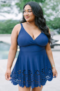 Off The Coast Swim Dress, Navy