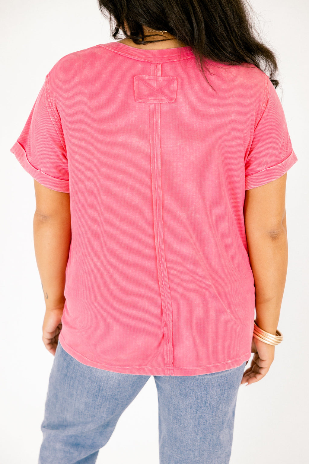 On Repeat Tee, Fuchsia