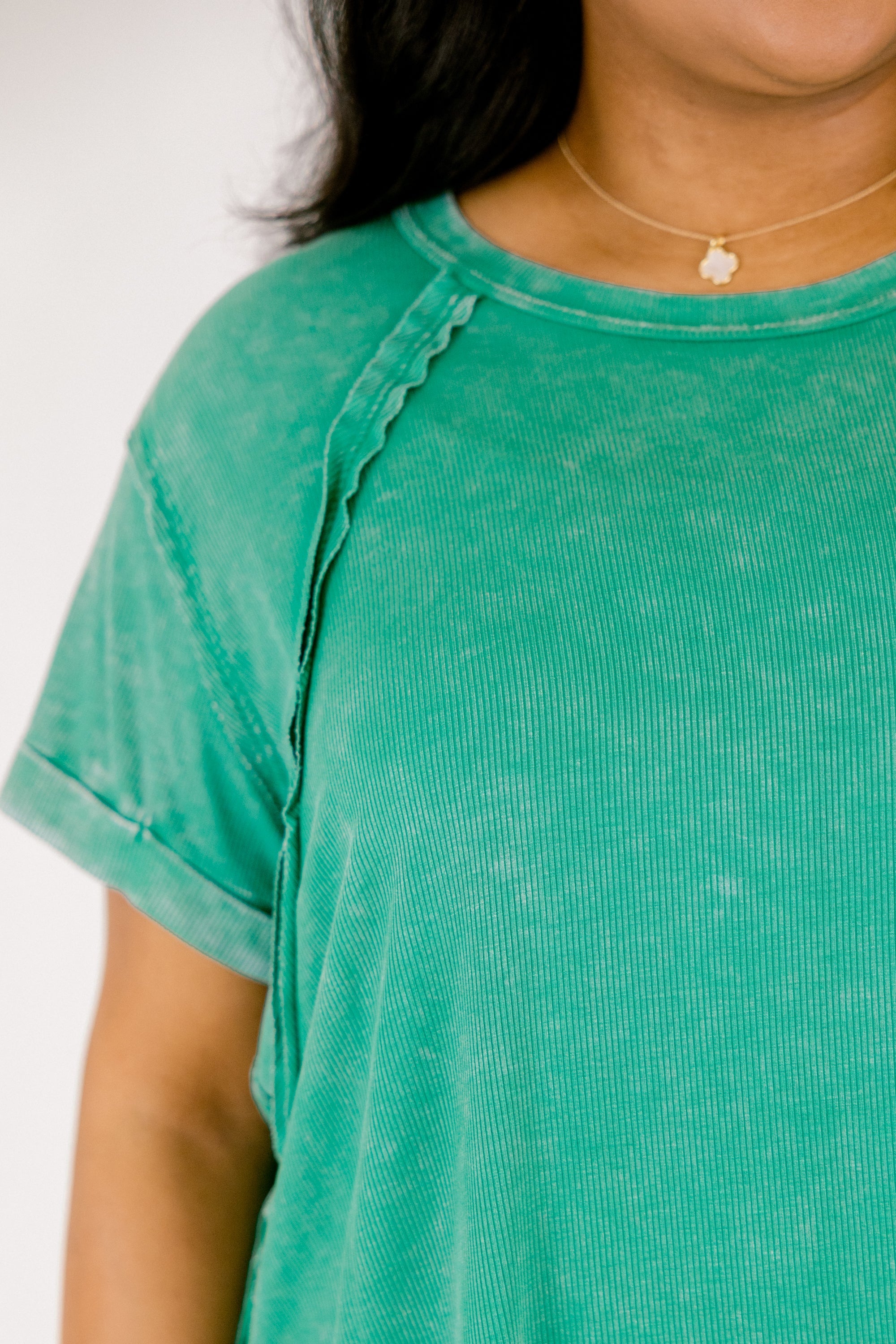 On Repeat Tee, Kelly Green