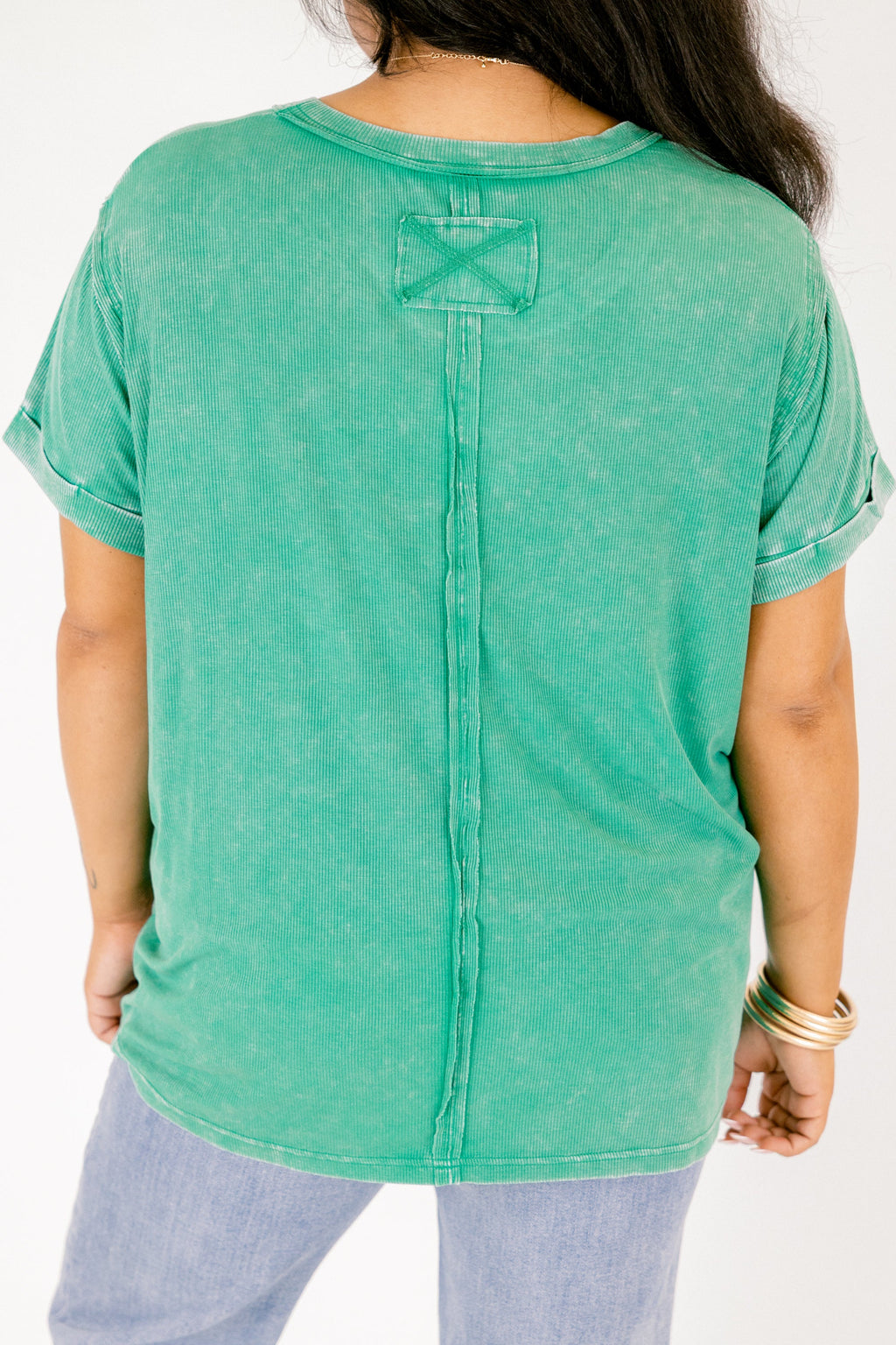 On Repeat Tee, Kelly Green