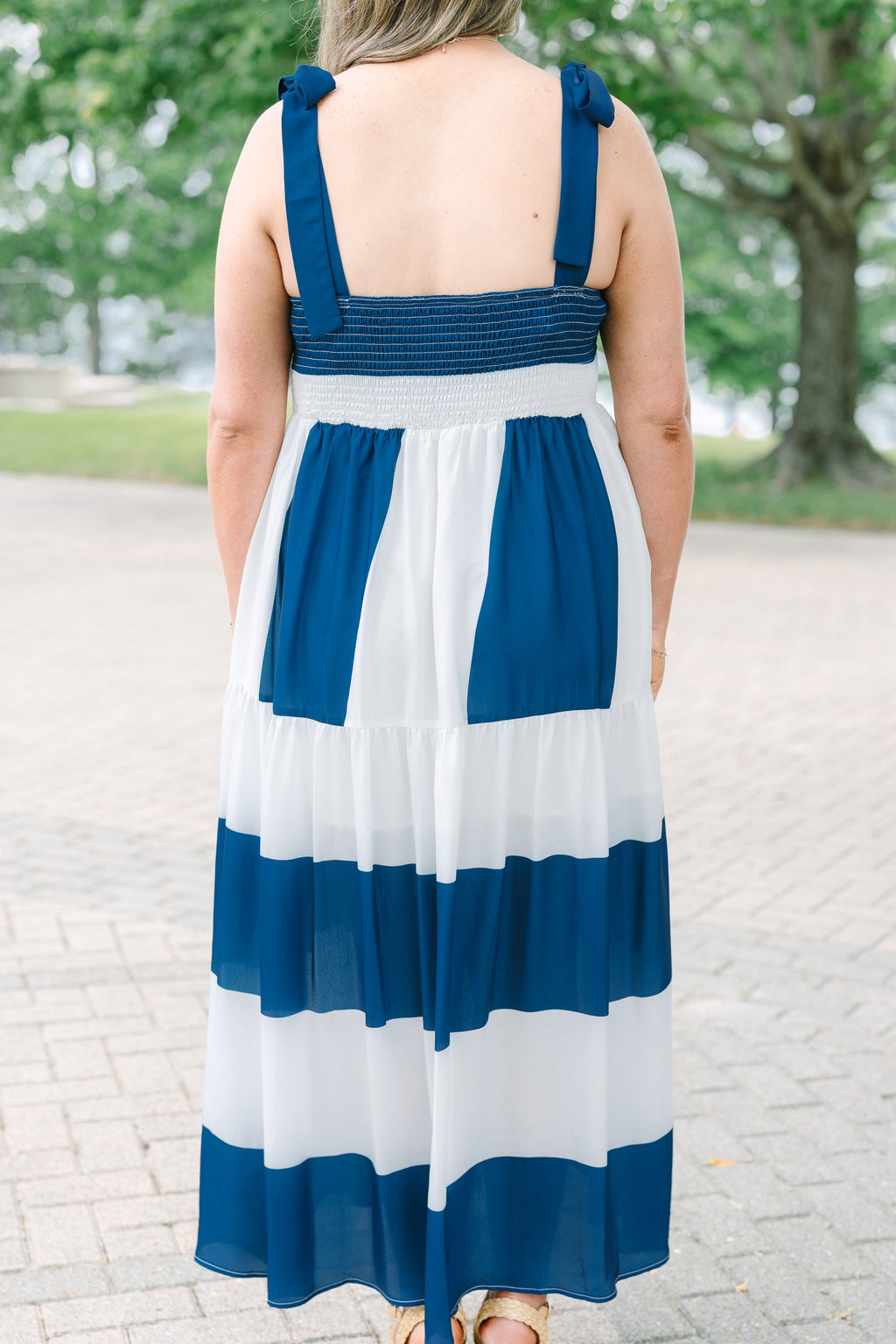 On The Bright Path Dress, Cobalt