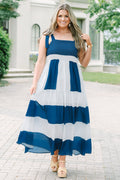 On The Bright Path Dress, Cobalt