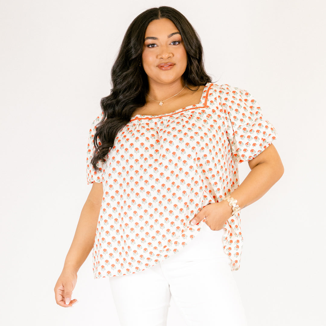 On Your Heart Top, Red