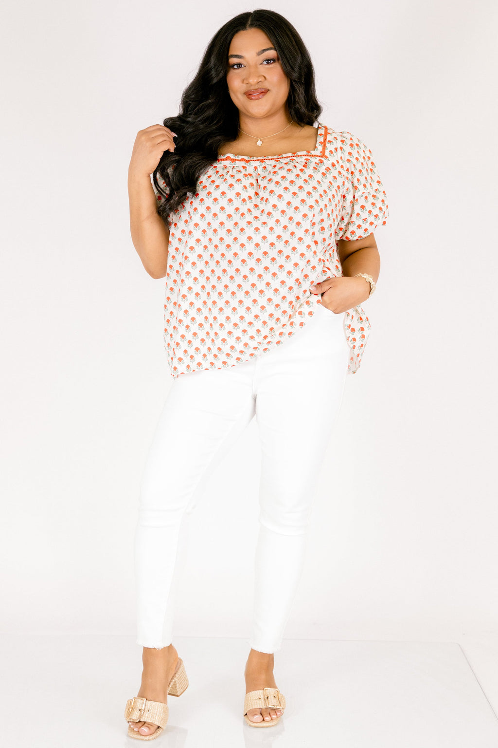 On Your Heart Top, Red