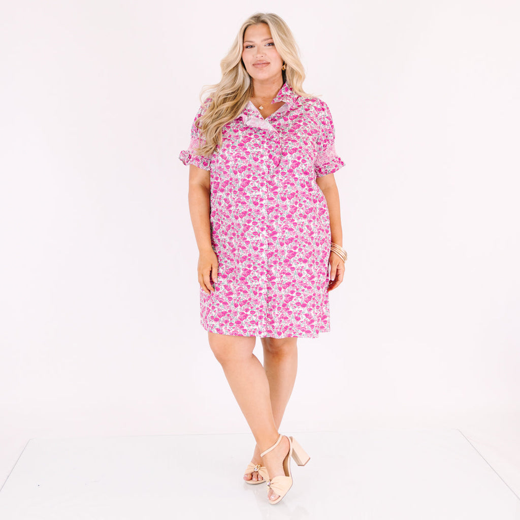On Your Way Dress, Pink