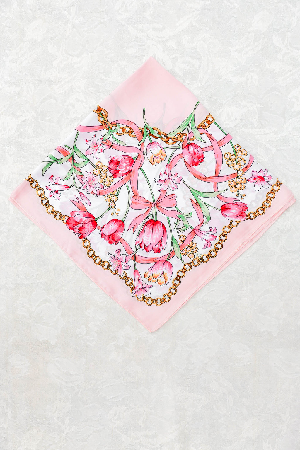 Palm Paradise Scarf, Pink