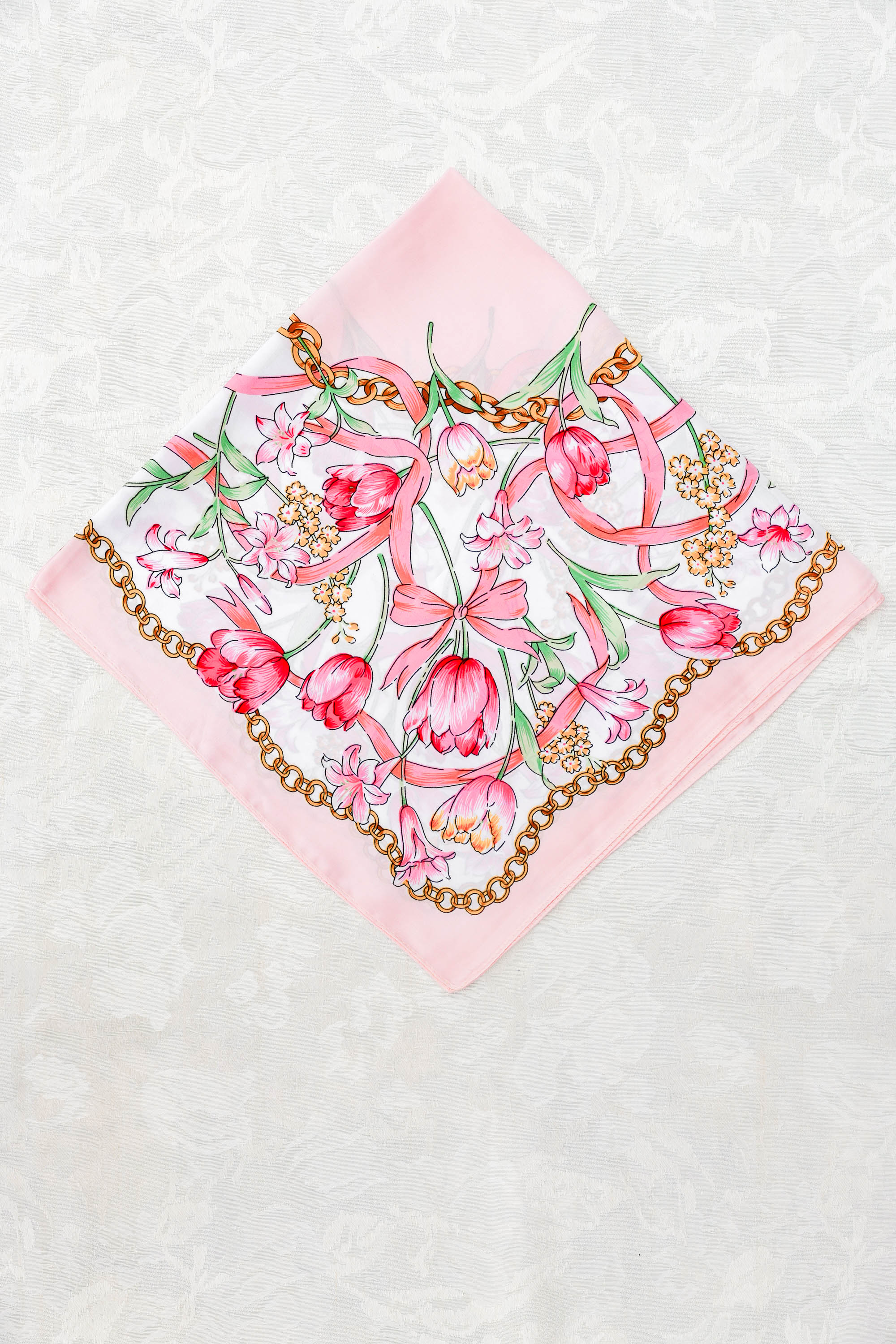Palm Paradise Scarf, Pink