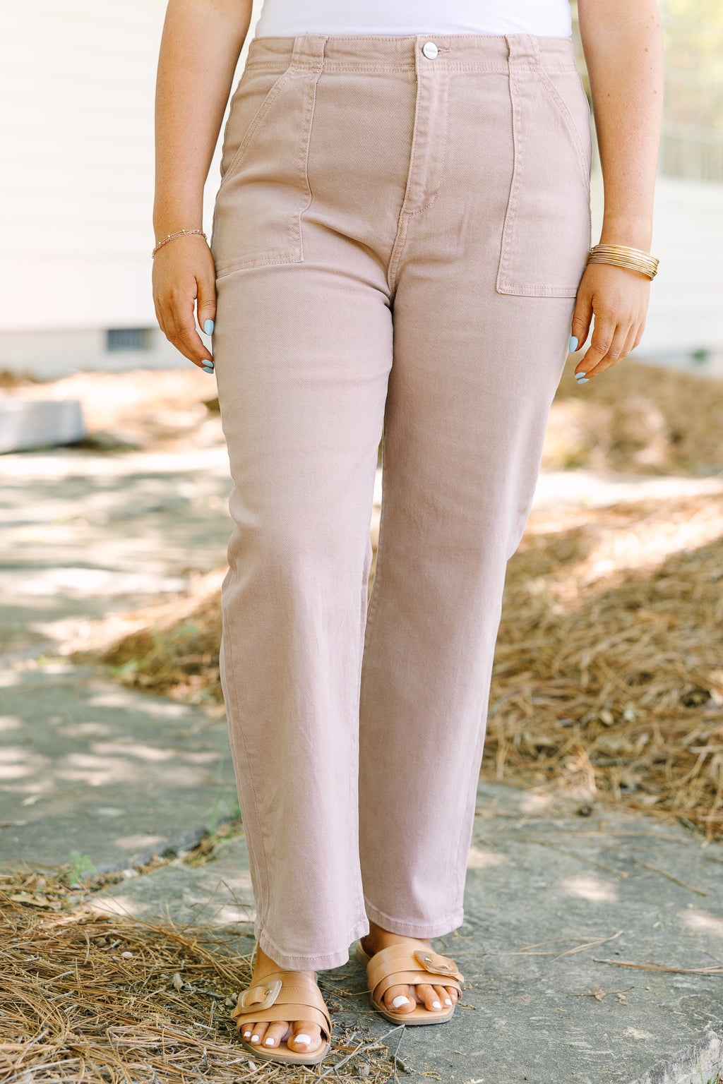 Passing Time Jeans, Mauve