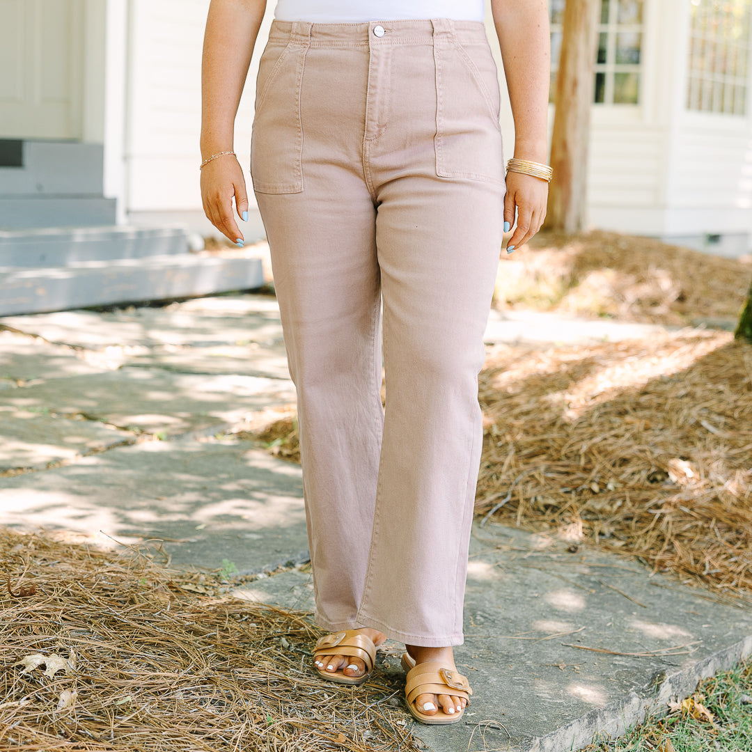 Passing Time Jeans, Mauve