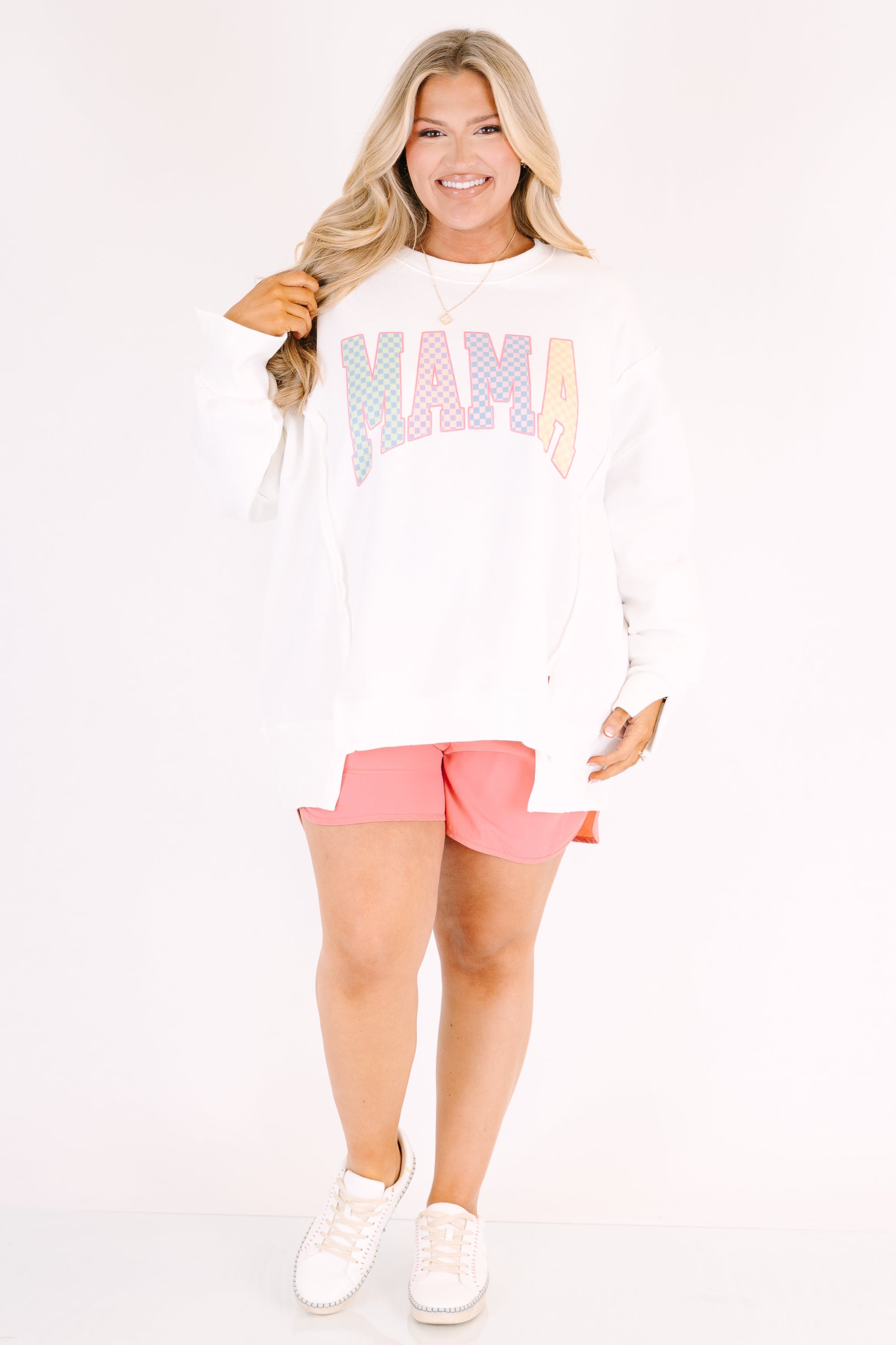Pastel Mom Comfy Crew, Ivory