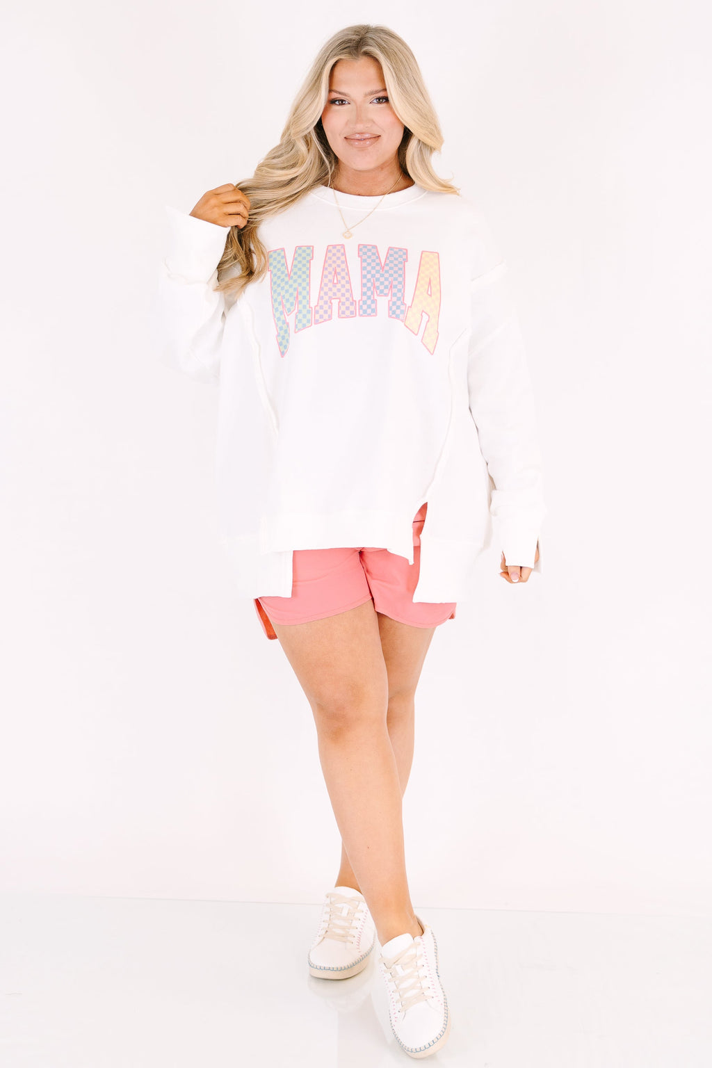 Pastel Mom Comfy Crew, Ivory