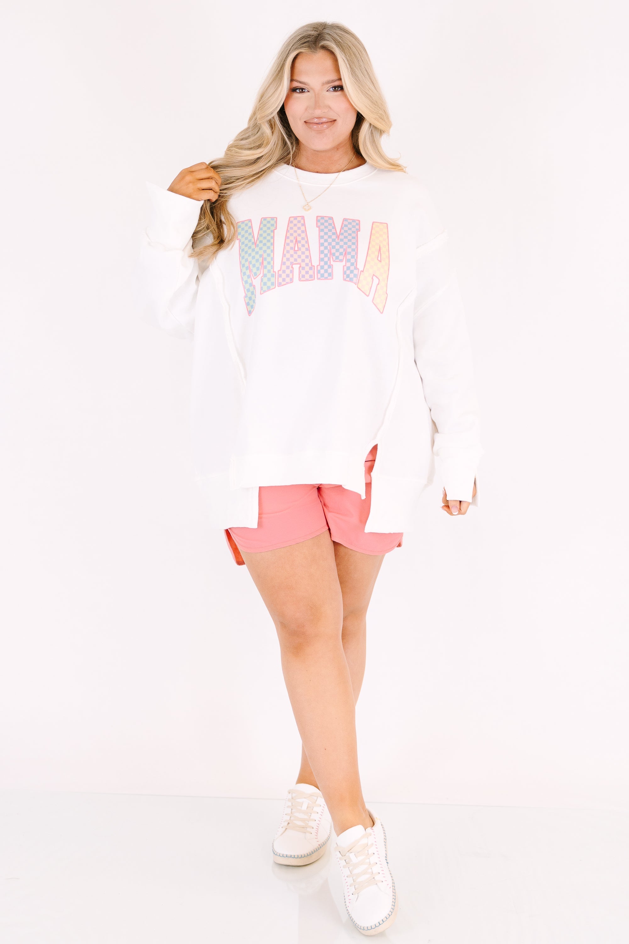 Pastel Mom Comfy Crew, Ivory