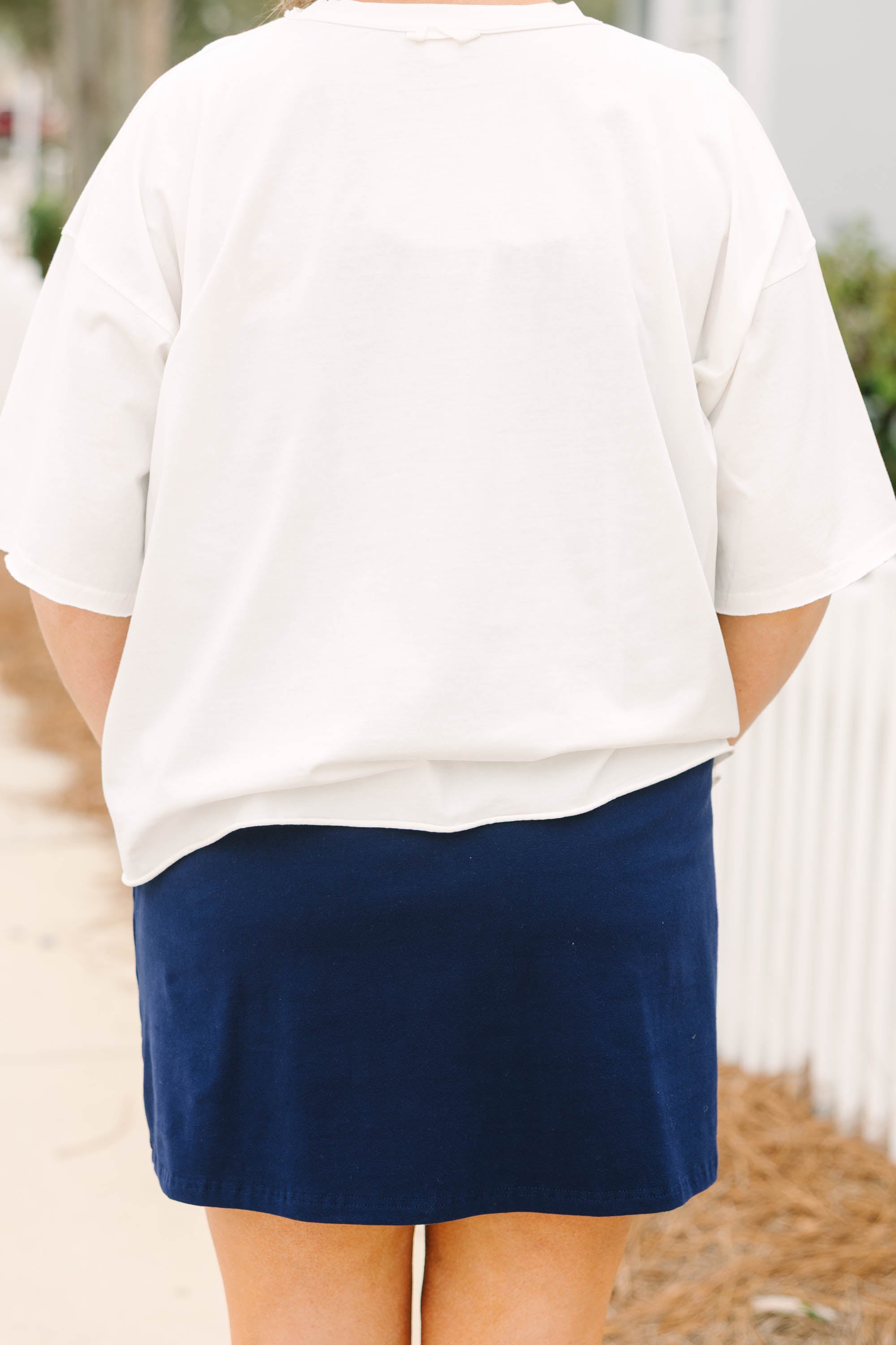 Patches of USA Vintage Wash Tee, White