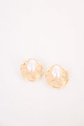 Pearl Tide Earrings, Gold