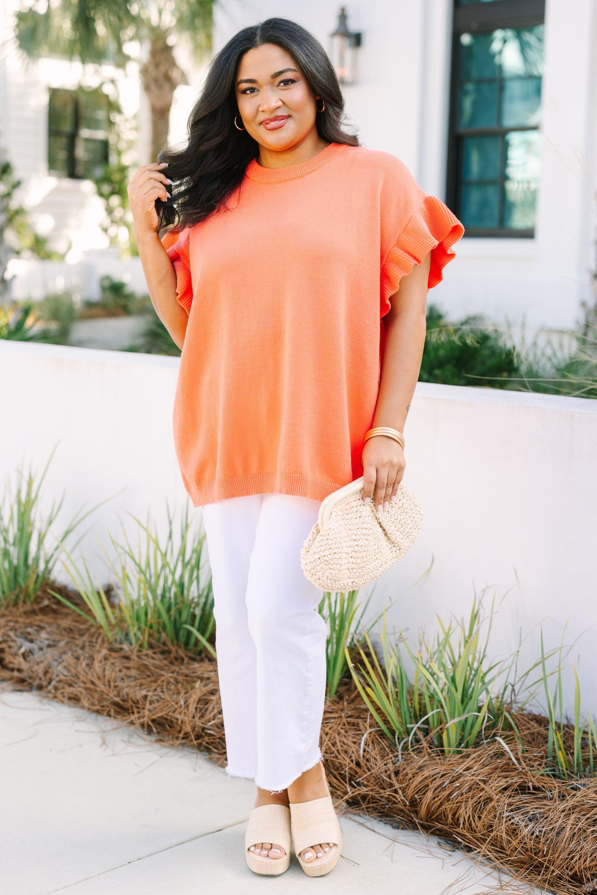 Perfectly You Sweater, Coral