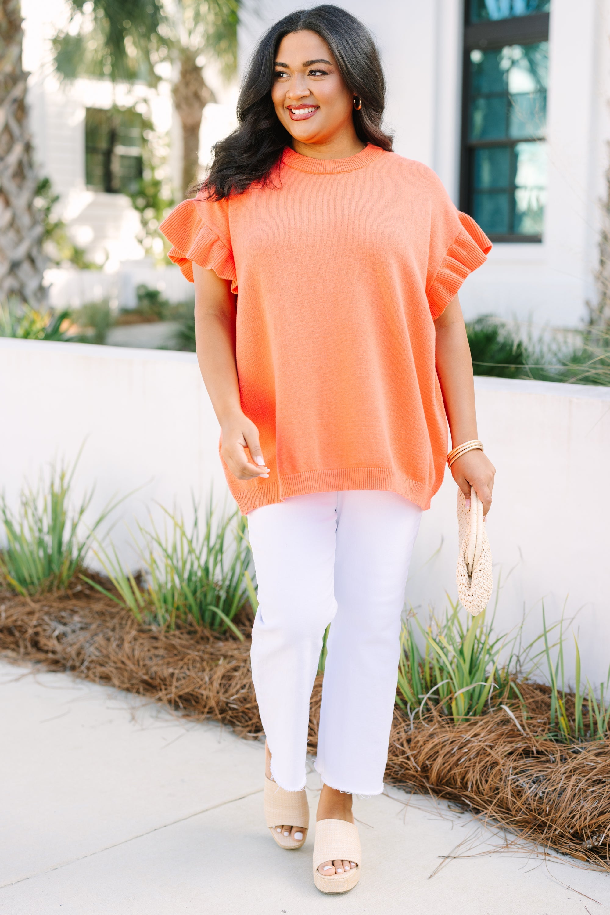 Perfectly You Sweater, Coral