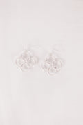 Petal Pop Earrings, Silver
