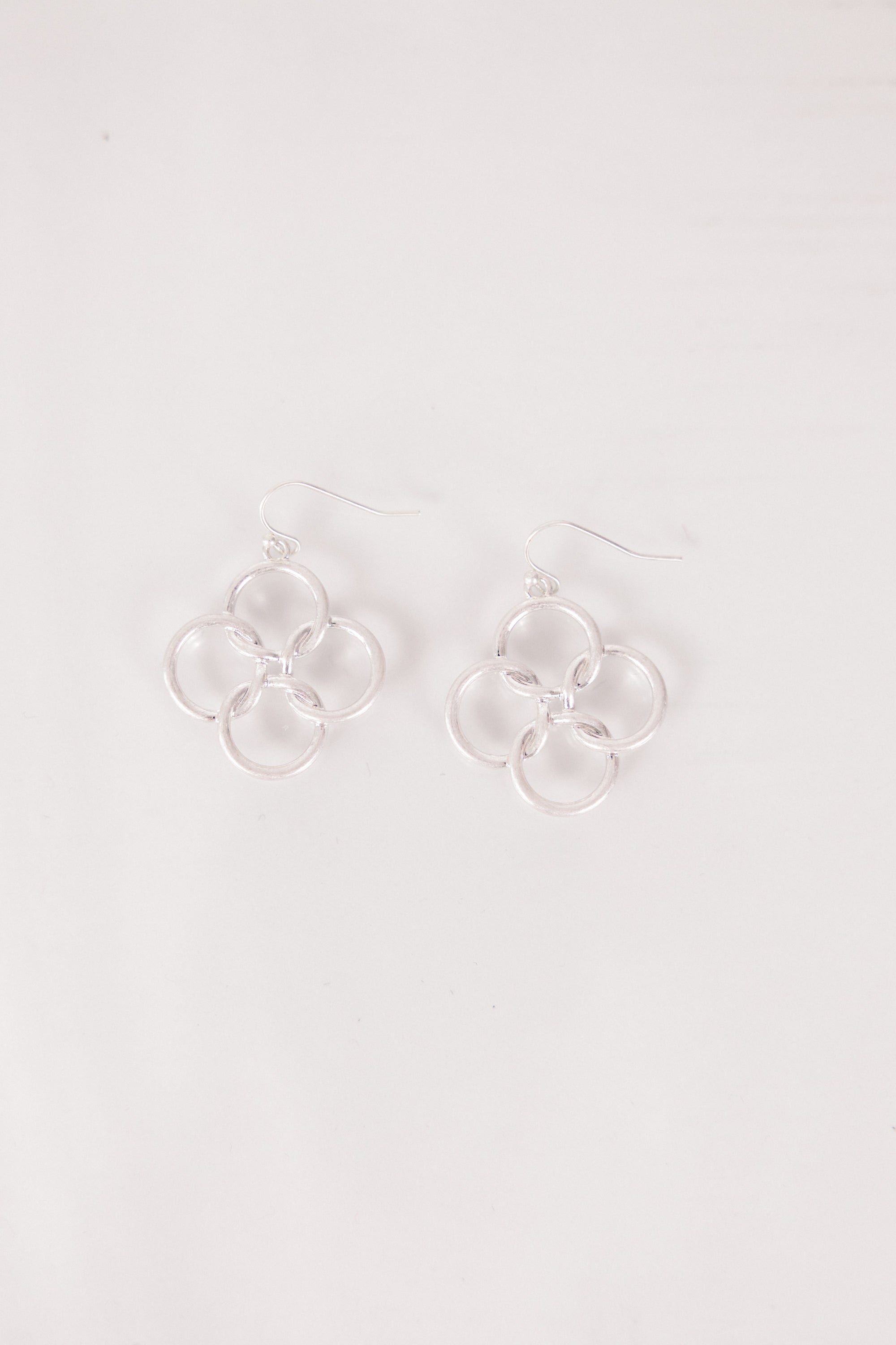 Petal Pop Earrings, Silver