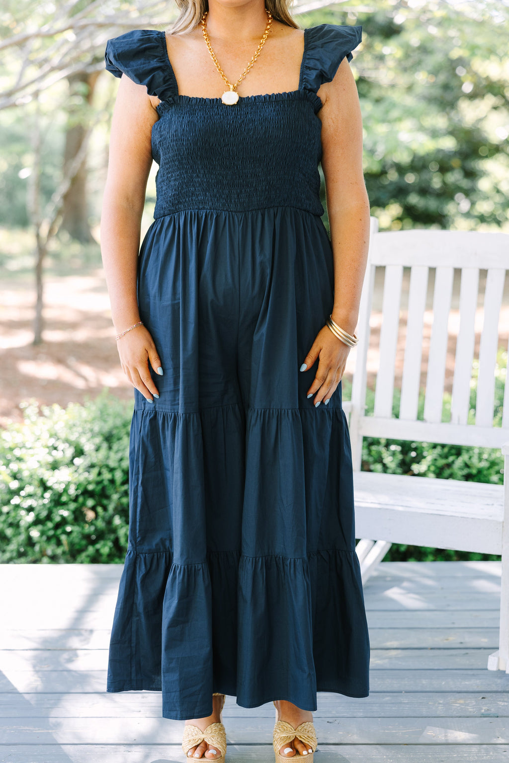 Play It By Ear Jumpsuit, Navy