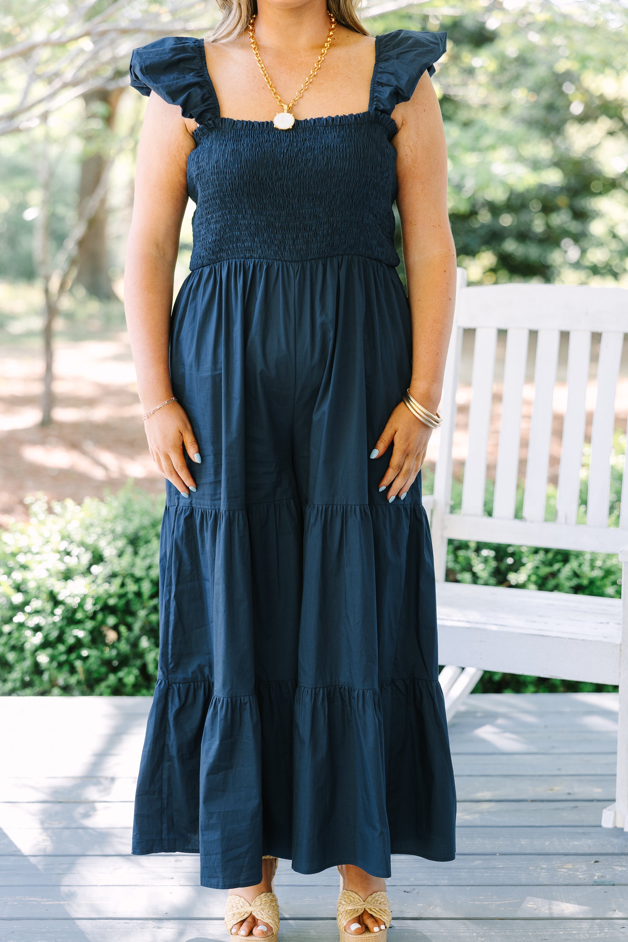 Play It By Ear Jumpsuit, Navy