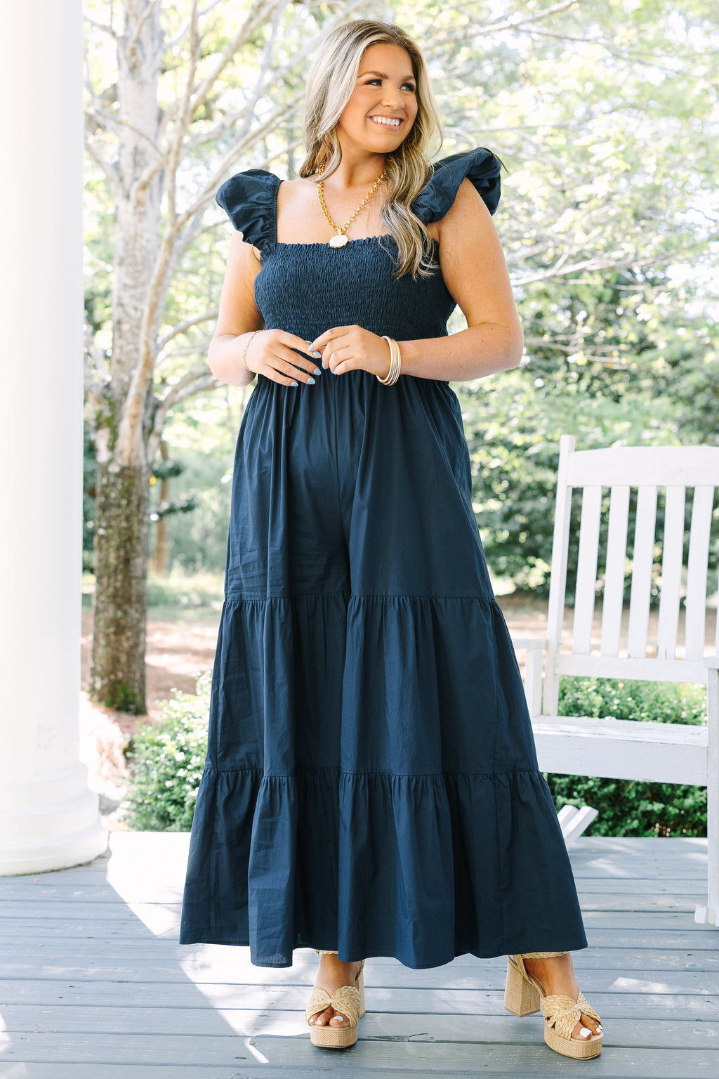 Play It By Ear Jumpsuit, Navy