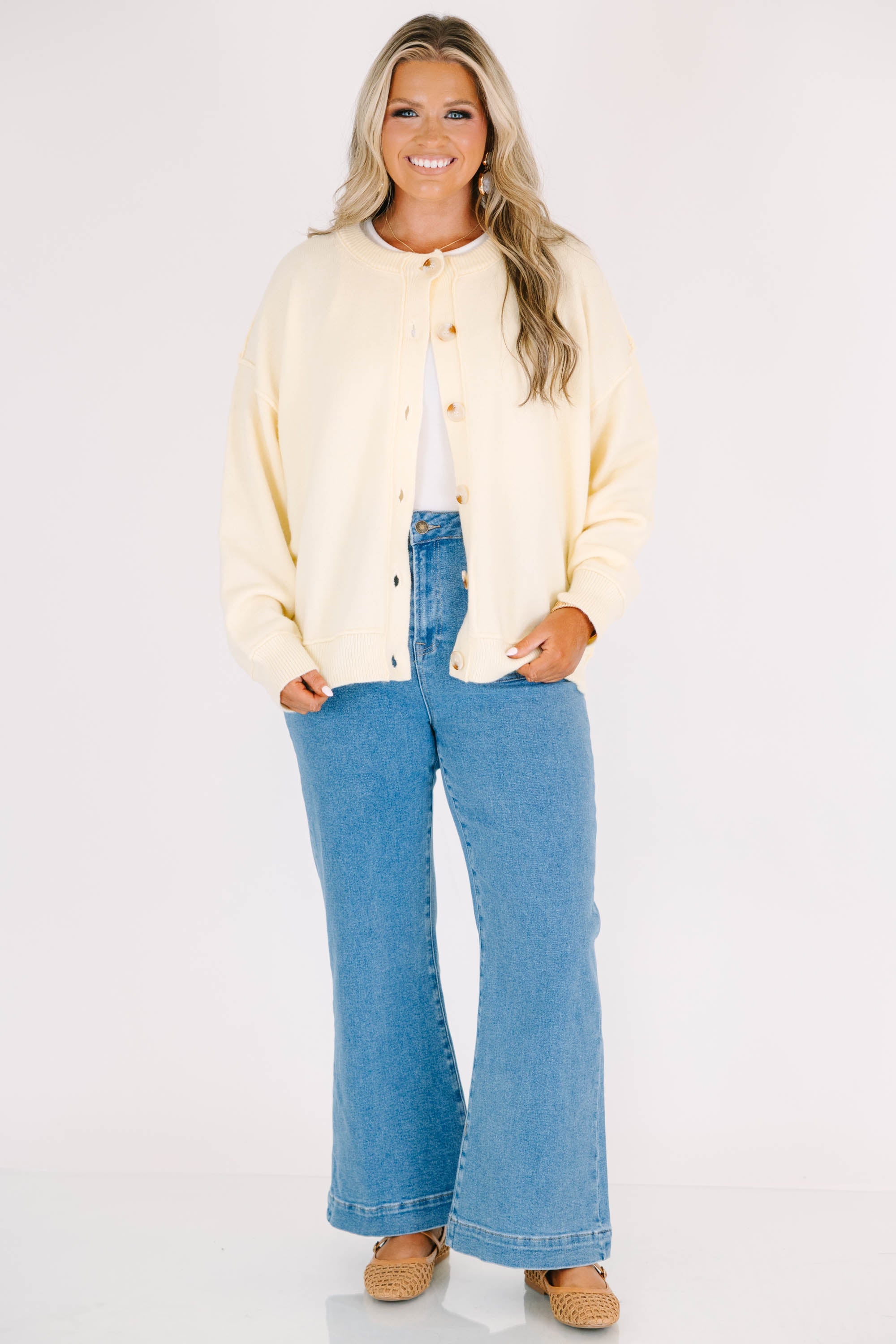 Pockets Full of Sunshine Jeans, Classic Wash