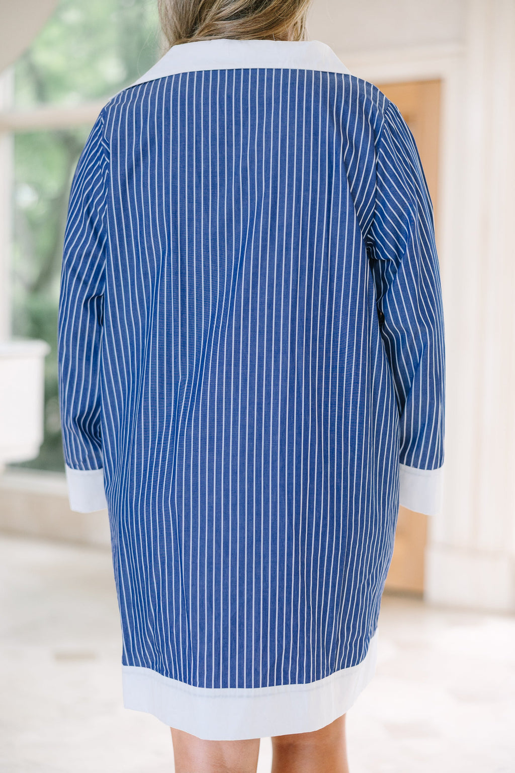 Polished With Personality Dress, Navy