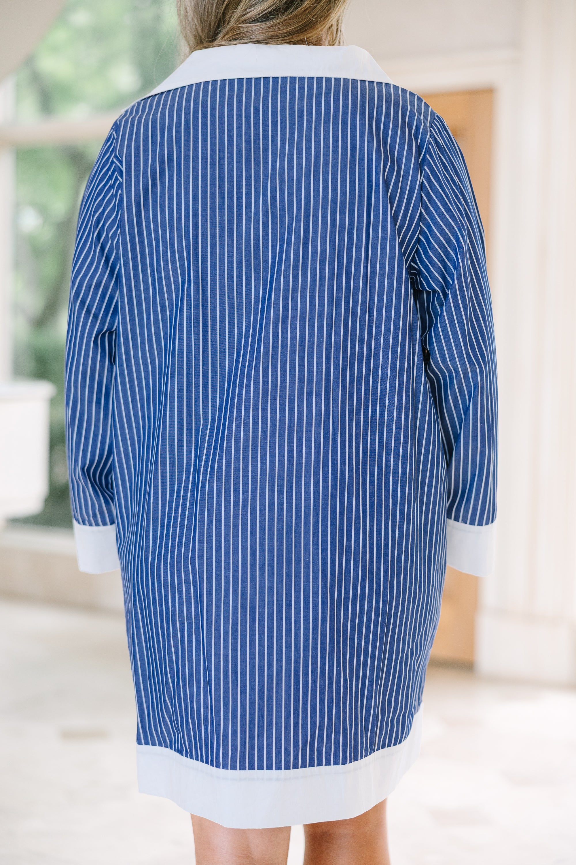 Polished With Personality Dress, Navy