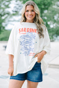 Portugal Sardines Boyfriend Tee, Ivory