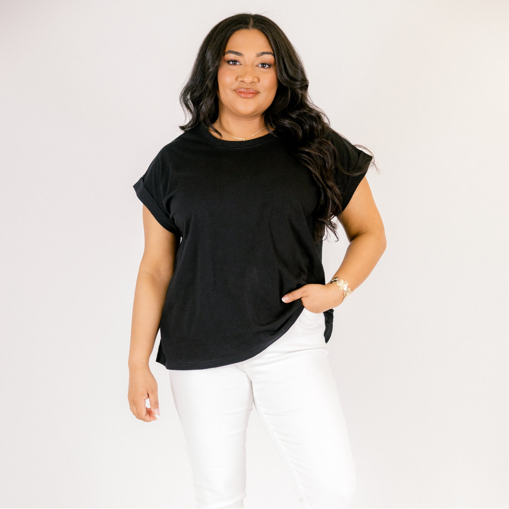 Pretty Please Tee, Black